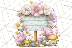 Easter Garden Gnomes, Cute Mini World Spring Clipart Png Product Image 3