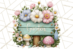 Easter Garden Gnomes, Cute Mini World Spring Clipart Png Product Image 5