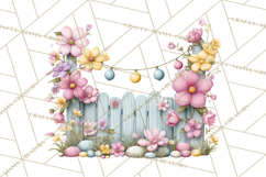 Easter Garden Gnomes, Cute Mini World Spring Clipart Png Product Image 4