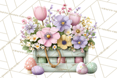 Easter Garden Gnomes, Cute Mini World Spring Clipart Png Product Image 3