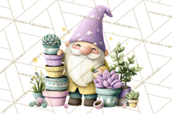 Easter Garden Gnomes, Cute Mini World Spring Clipart Png Product Image 5