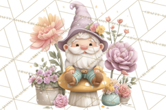 Easter Garden Gnomes, Cute Mini World Spring Clipart Png Product Image 3