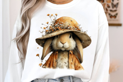 Garden Hat Bunny Clipart Product Image 2