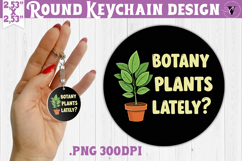 Round keychain | Garden Design | Gardening Product Image 1