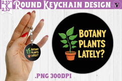 Round keychain | Garden Design | Gardening Product Image 1