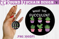 Round keychain | Garden Design | Gardening Product Image 1