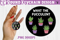 Round keychain | Garden Design | Gardening Product Image 1