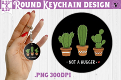 Round keychain | Garden Design | Gardening Product Image 1
