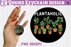 Round keychain | Garden Design | Gardening Product Image 1