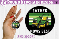 Round keychain | Garden Design | Gardening Product Image 1
