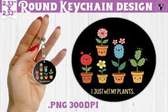 Round keychain | Garden Design | Gardening Product Image 1