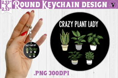 Round keychain | Garden Design | Gardening Product Image 1