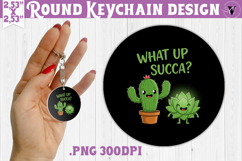 Round keychain | Garden Design | Gardening Product Image 1