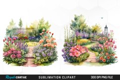 Garden Clipart,Nature Clipart,Landscape Clipart,Lawn Clipart,Grass Clipart,Spring Clipart,