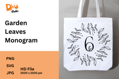Garden Leaves Monogram Product Image 1