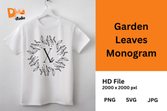 Garden Leaves Monogram Product Image 1