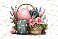 Garden Letters Clipart, Printable Envelope PNG, Romantic Product Image 2