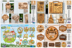 Garden &amp; Outdoor Decor Mega Bundle Laser Cut | Home Decor Product Image 7