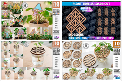 Garden &amp; Outdoor Decor Mega Bundle Laser Cut | Home Decor Product Image 8