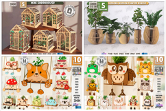 Garden &amp; Outdoor Decor Mega Bundle Laser Cut | Home Decor Product Image 9