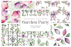 Garden Party Seamless Patterns Product Image 1