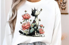 Garden Queen Cat Clipart Product Image 2