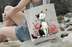 Garden Queen Cat Clipart Product Image 3