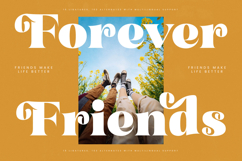 Garden Rosila - Modern Retro Serif Font Product Image 2