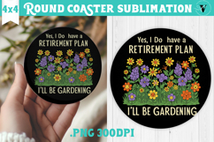 Round Coaster | Garden Design | Gardening Product Image 1