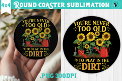 Round Coaster | Garden Design | Gardening Product Image 1