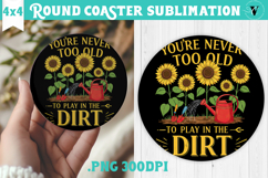 Round Coaster | Garden Design | Gardening Product Image 1