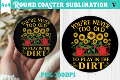 Round Coaster | Garden Design | Gardening Product Image 1