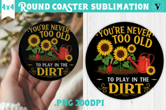 Round Coaster | Garden Design | Gardening Product Image 1