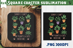 Square Coaster | Garden Design | Gardening Product Image 1