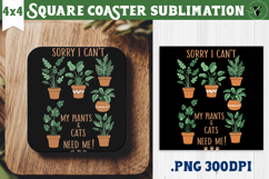 Square Coaster | Garden Design | Gardening Product Image 1