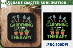 Square Coaster | Garden Design | Gardening Product Image 1