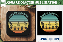 Square Coaster | Garden Design | Gardening Product Image 1