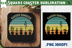 Square Coaster | Garden Design | Gardening Product Image 1