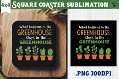 Square Coaster | Garden Design | Gardening Product Image 1