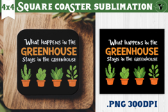Square Coaster | Garden Design | Gardening Product Image 1