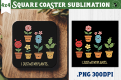 Square Coaster | Garden Design | Gardening Product Image 1