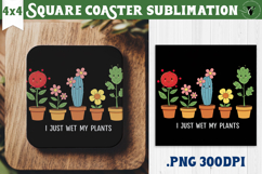 Square Coaster | Garden Design | Gardening Product Image 1