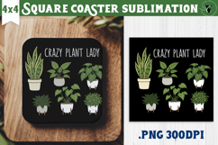Square Coaster | Garden Design | Gardening Product Image 1