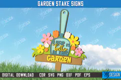Garden Stake Sign | Plant Stakes | Plant Marker | Lawn Stake Product Image 1