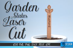 Garden Stakes Laser Cut SVG|Farmhouse Laser Cut|Plant Stakes Product Image 1