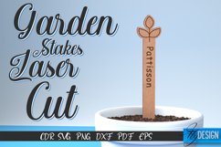 Garden Stakes Laser Cut SVG|Farmhouse Laser Cut|Plant Stakes Product Image 1