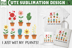 Garden sublimation design | Gardening clipart Product Image 1