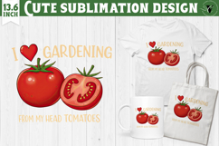 Garden sublimation design | Gardening clipart Product Image 1