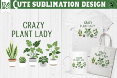 Garden sublimation design | Gardening clipart Product Image 1
