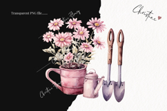 Pink Flower Gardening | Spring PNG Product Image 2